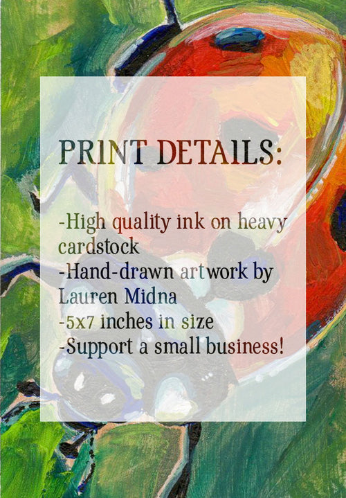 Ladybug Art Print
